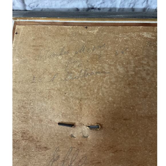 Antique Photography in Antique Frame Family Photo Dated - Picture 6 of 8